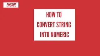 How to convert string varaible into numeric using encode command in Stata