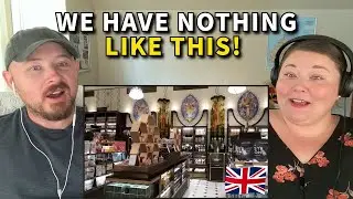 Americans React to Harrods Luxury Food Hall | London's Iconic Shop!