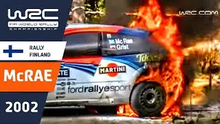 Colin McRae on Fire! Rally Finland 2002 - Ford Focus RS WRC rally car