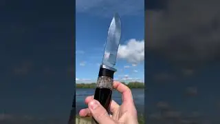 Охотничий нож премиум качества / нож комбат / обзор на нож ручной работы  #blade #handmade #knife