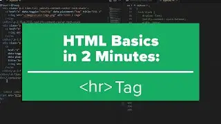 How to Add Horizontal Line to your Website in 2 Minutes | HTML Basics