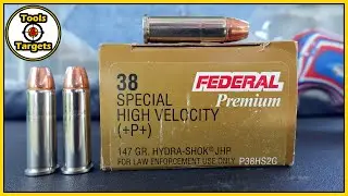 Shockingly BAD Hydra Shok!...Federal Premium .38 Special Hydra-Shok Self-Defense AMMO Test!