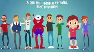 Rigmo - Rigged Character Animation Mockup | After Effects Project Files - Videohive template