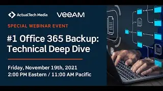 #1 Office 365 Backup: Technical Deep Dive With Veeam