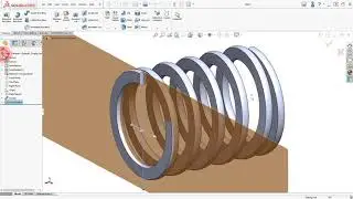 Create a Variable Pitch Spring in SOLIDWORKS 2021