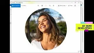 Crop Image In Circle-Round | Convert Square Image-Photo In Round Shape