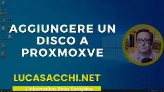 Aggiungere un disco a proxmox