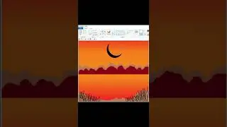 Ms Paint Short Video  Make Evening Scene | Lunar Computer College