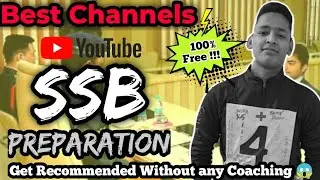 Best YouTube channels for SSB Preparation | Prepare for ssb at home🔥| SSB Preparation.