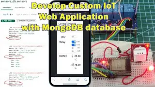 Develop Custom IoT Web Application with MongoDB Database