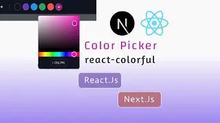 Lightweight Color Picker for React / Nextjs using react-colorful