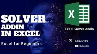 Install Solver Addin In Excel