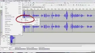 Adding sound effects in Audacity