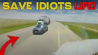 AMERICAN TRUCK DRIVERS DASH CAMERAS | Car Flip Accident, Dump Truck Crash, Distracted Woman! #224