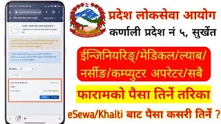 Karnali Pradesh Ko Payment Kasari Garne? How to make payment of Karnali province loksewa?