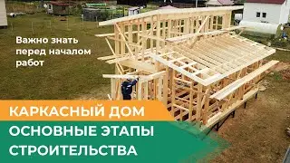 Этапы строительства каркасного дома, которые нельзя нарушать.