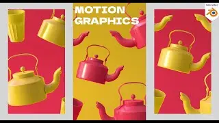 Motion graphics in Blender tutorial