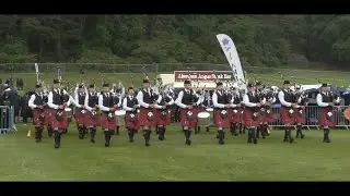 Field Marshal Montgomery Pipe Band at the Forres British Championships 2024