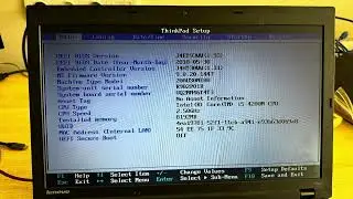 thinkpad l540 configuration changed - restart the system