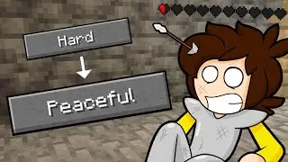 Switching to Peaceful Mode in Minecraft (Animated 