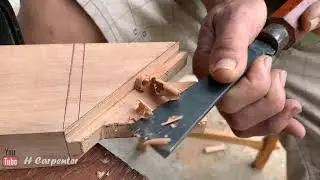 Amazing TECHNIQUES Japanese Traditional Joints, Fastest Hand-Cut Joinery Skills Of H Carpenter