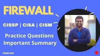 Firewall Questions for CISSP CISM CISA