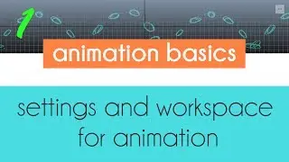 Settings and Workspace for Animation (in Maya)