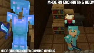 Έφτιαξα Diamond Armour!!!! (Minecraft Survival Part #4)