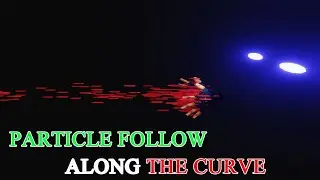 How to Animate Particles Follow Along The Curve in Blender 2.9