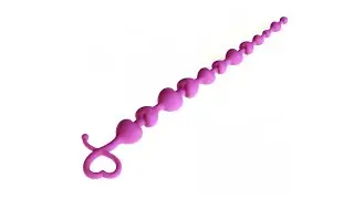 4620015648392 Силиконовая анальная цепочка Cosmo / Cosmo silicone anal chain