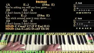 Something (The Beatles) Piano Cover Lesson with Chords/Lyrics