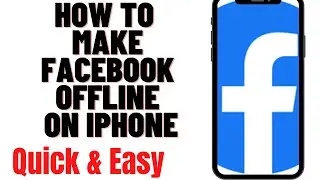 HOW TO MAKE FACEBOOK OFFLINE ON IPHONE