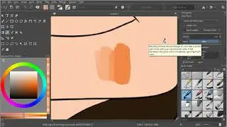 Shading: How to do older style pick and paint shading in Krita