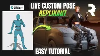 Live Custom Poses in Replikant using VRM Posing Desktop