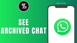 How to See Archived Chat in Whatsapp