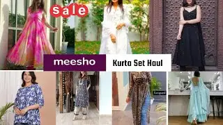 Meesho Huge Kurti Set Haul 💞 | Meesho kurta set/ Anarkali suit Haul | #viralvideo #meeshohaul #like