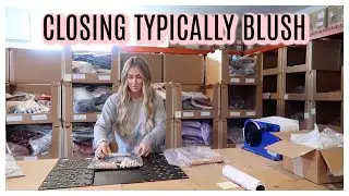 CLOSING TYPICALLY BLUSH | Tara Henderson Vlogs