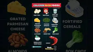 Top 10 Calcium Rich Foods for Stronger Bones | Calcium rich foods 