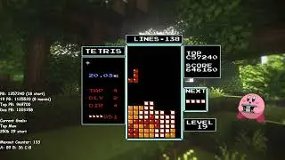 1.3 MILLION in NES Tetris! | D ON THE SCREEN | 1,313,420