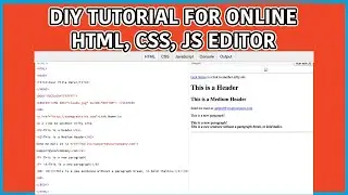 DIY Online Code Editor (Mini-Project)