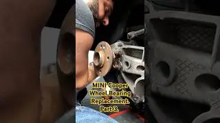 MINI Cooper Wheel bearing/HUB replacement. Part 3.