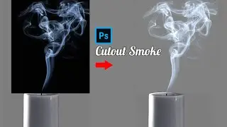 Remove Impossible Smoke Background in Photoshop - Photoshop Tutorial