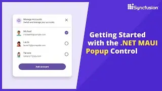 Getting Started with the .NET MAUI Popup Control