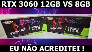 RTX 3060 12GB VS RTX 3060 8GB ! Existem mesmo muitas diferenças ?