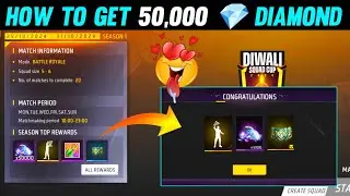 How To Get 50,000 Diamond 💎 In Diwali Squad Cup | Diwali Squad Cup