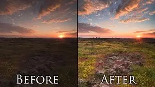 Post Processing Landscape Photos in 5 Minutes - Photoshop Tutorial and Workflow