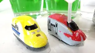 Disney Cars & JR Shinkansen ☆ Mysterious toy that changes color with temperature