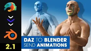 DAZ To Blender Bridge ~ Send Facial and Full Body Character Animations from Daz Studio to Blender