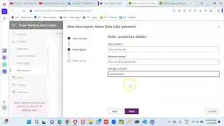 Lesson612 - Export Dataverse Data To DataLake - Power Apps 1000 Videos