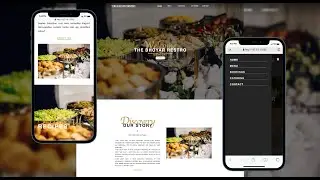 Responsive Restaurant Landing Page - Make a Restaurant Landing Page using HTML CSS JavaScript